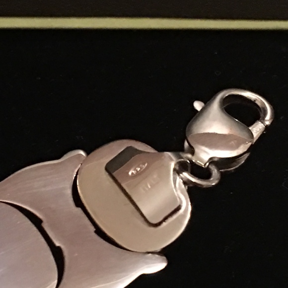 NEW STERLING SILVER WITH 18K GOLD OVERLAY BRACELET - Picture 2 of 8